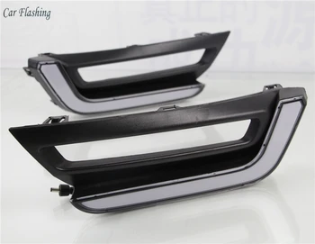 

Car Flashing 1pair For Honda CR-V CRV 2017 2018 LED DRL Daytime Running Lights Daylight Waterproof Signal lamp car Styling light