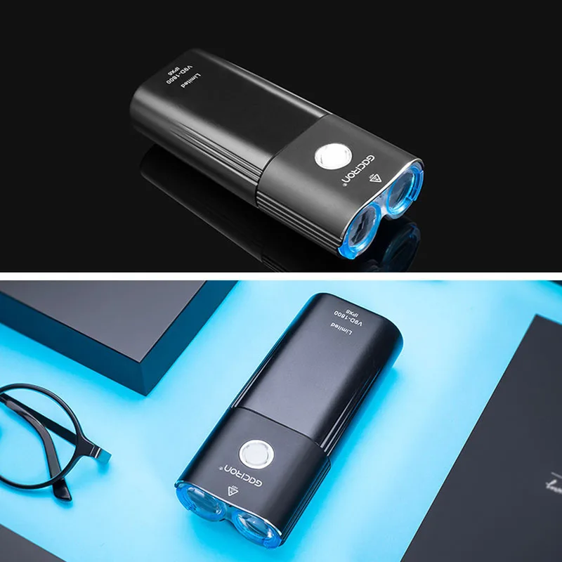 Perfect 1800 Lumen Bike lights Set 6 Mode XML-2 LED Bicycle Light Mobile Power Bank USB Charging Waterproof Torch MTB Cycling Headlight 11