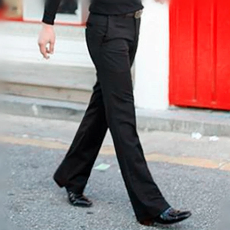 Мужские расклешенные брюки формальные расклешенные брюки танцевальный костюм брюки размер 28-37