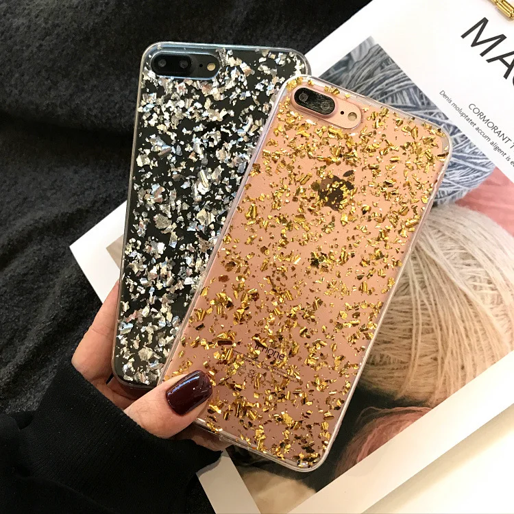 Bing Блестящий Мягкий чехол из ТПУ для iphone xs max xr телефона Модный глянцевый 6 7 8 plus