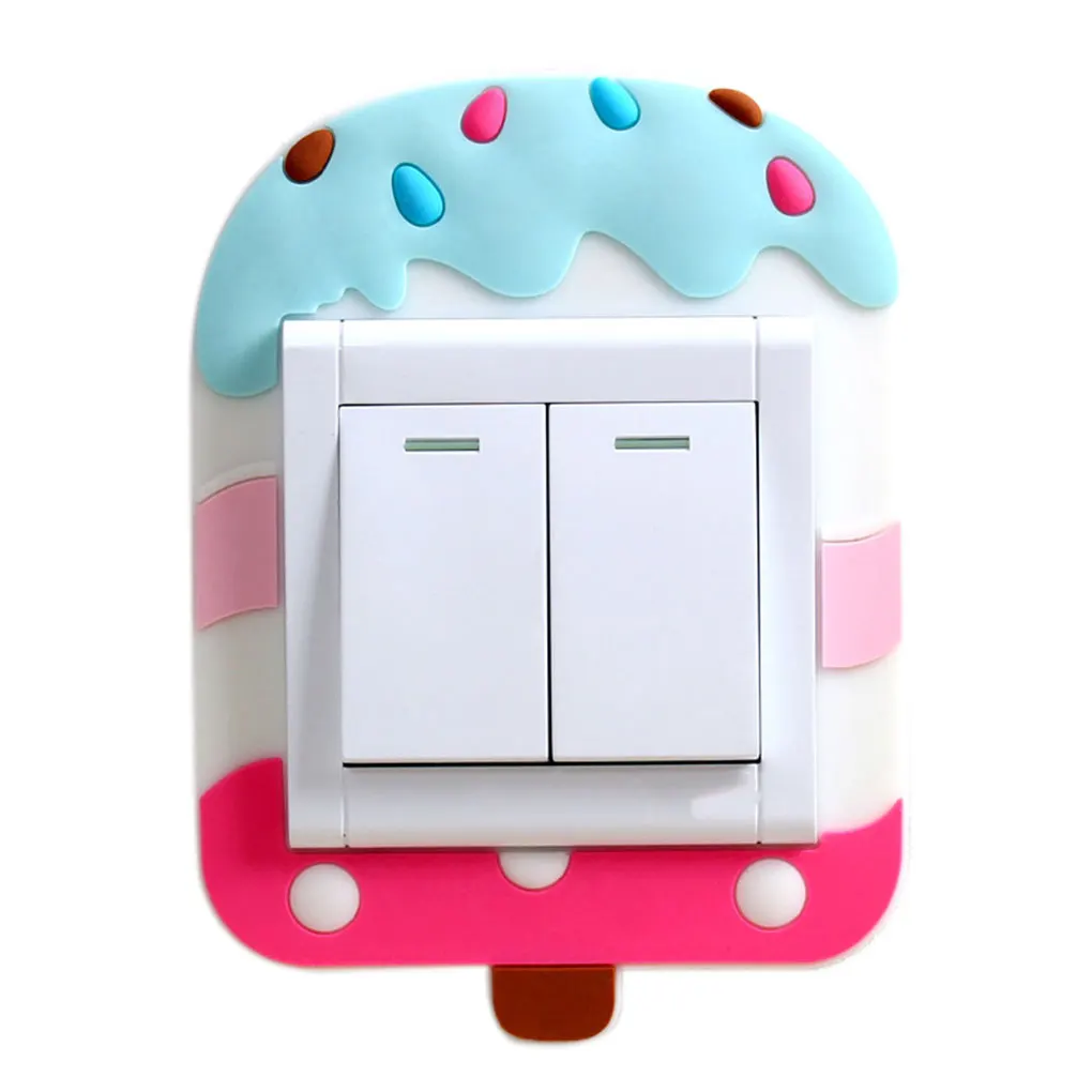 

Cartoon Washable Luminous Light Switch Socket Paste Free Protective Cover Living Room Decorative Stickers