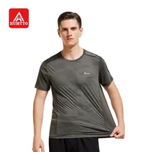 Humtto Мужская Спортивная футболка футболки Спортзал Фитнес Бег походные рубашки быстросохнущие дышащие камуфляжные с коротким рукавом