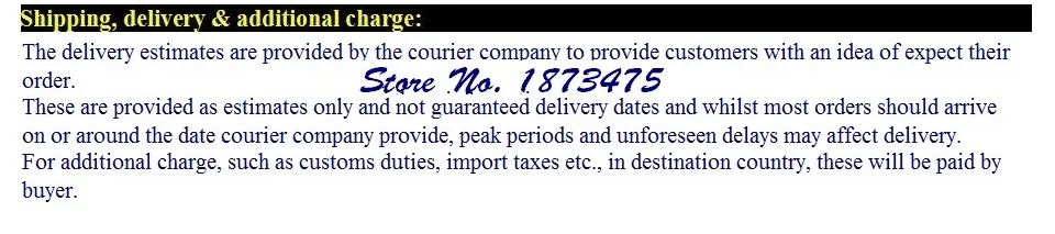 Customized & Shipping