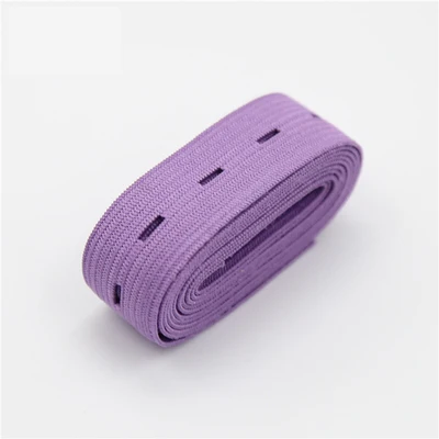 Закругленные петлицы-резинками 2 см беременных Для женщин резинкой 20 мм регулируемые лямки ремесло шитье «сделай сам» материал с плоской обратной стороной, аксессуар для погружения на глубину до 30 м - Цвет: Light purple 30m