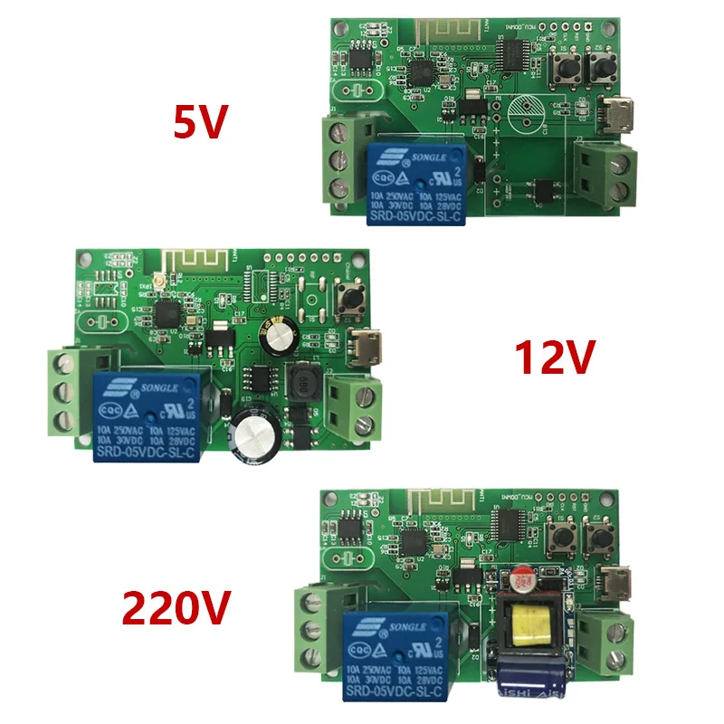 5 V/12 V/220 V пульт дистанционного управления приложение голосовой пульт дистанционного управления для Alexa Google Home Nest Wifi переключатель беспроводной релейный модуль