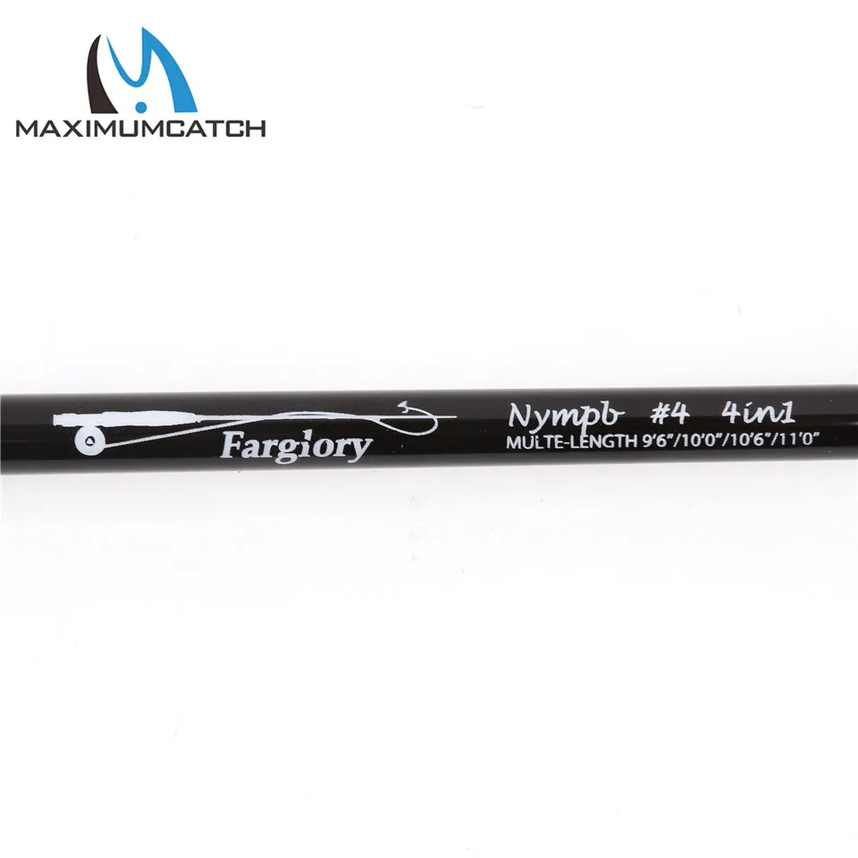 Maximumcatch Farglory 9-11FT 3WT/4WT/5WT 4-5Sec средняя быстрая Удочка Nymph с дополнительным удлинителем