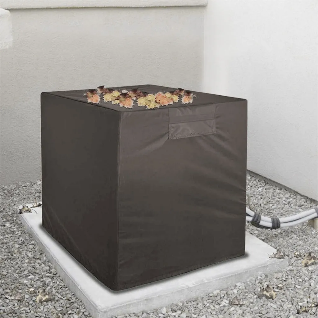 

2018 cool air Conditioner Cover Outdoor Protective Cover Case Dust Net Cooling Fan Cover air conditioner tools