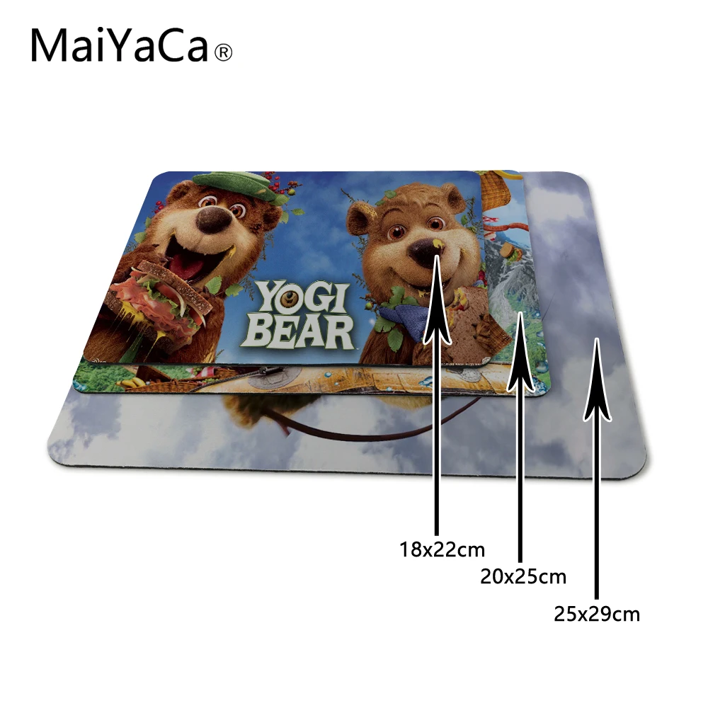 

MaiYaCa Yogi Bear Movie Game Gaming Mouse Pad Mat Mousepad as Gifts Wholesale Not Lock Edge Mouse Pad