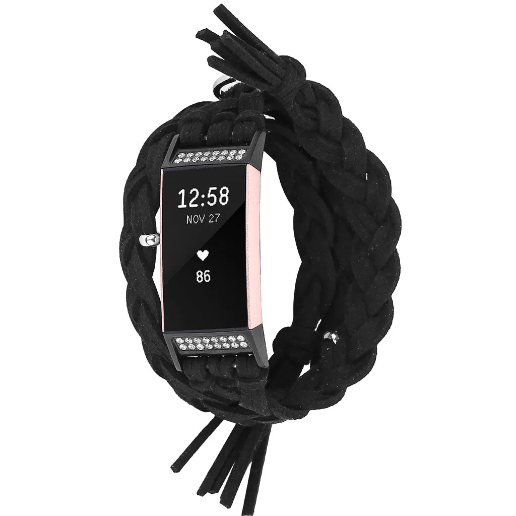 Пеньковая веревка ручной ремешок для Fitbit Charge 3 Лучшая цена браслет ремешок на запястье новейшая горячая Распродажа Новая мода