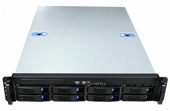 2U660mm Server Chassis 8 plate hot pluggabel storage