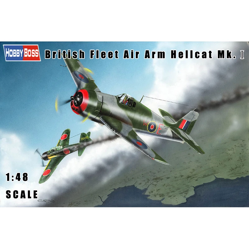 

1/48 Hobby boss 80360 British Fleet Air Arm Hellcat Mk.I model hobby