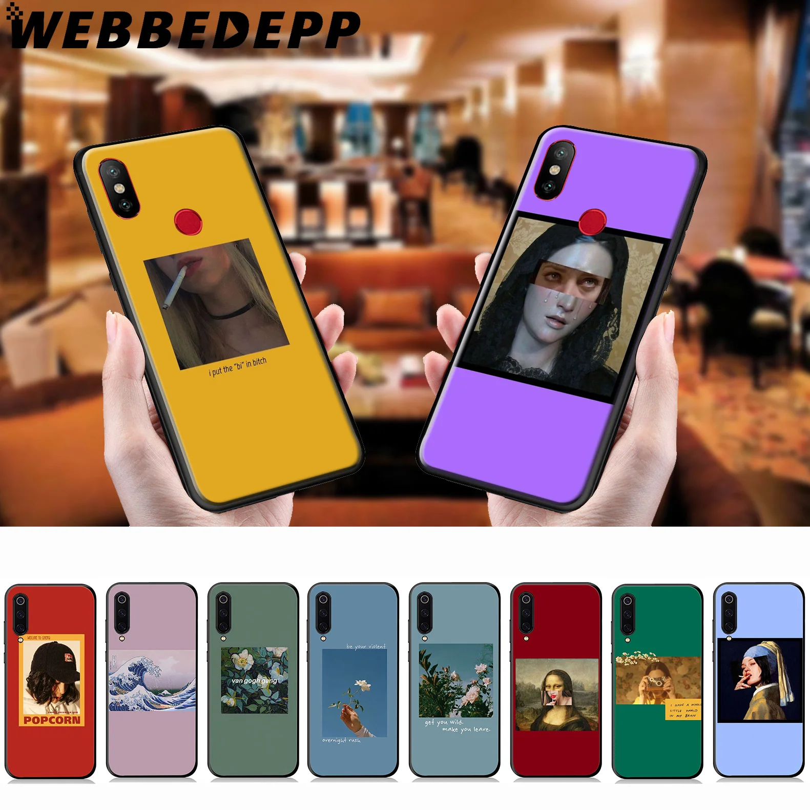 WEBBEDEPP отличный художественный эстетический крутой мягкий чехол для Xiaomi Mi 9T 9 8 SE 6 A1