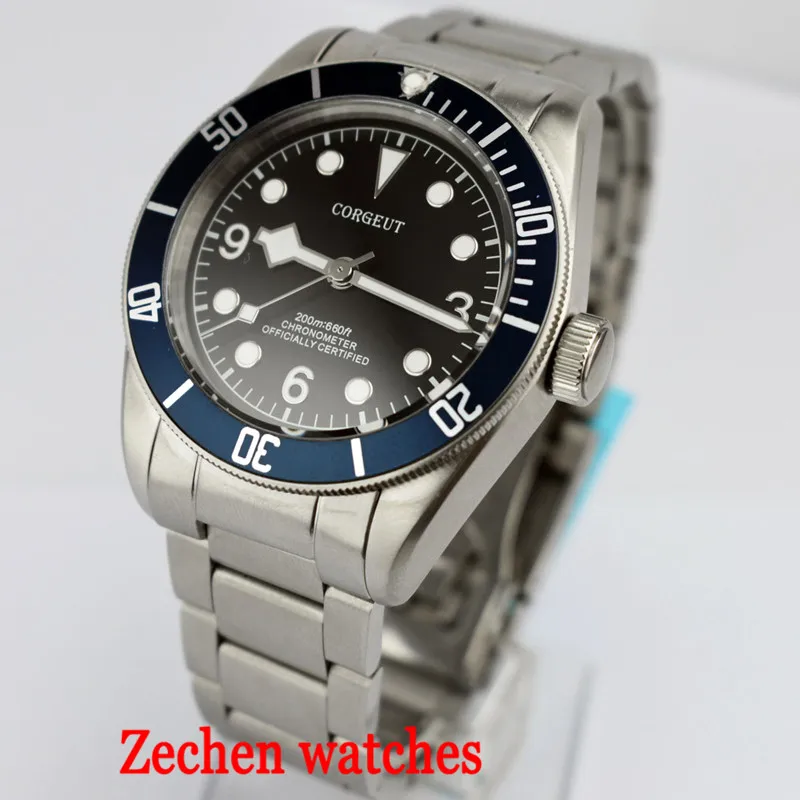 41MM Corgeut Men's Mechanical Watch Miyota Automatic Movement Sapphire Stainless Steel Waterproof Nightlight Automatic Watch 41MM Corgeut Men's Mechanical Watch Miyota Automatic Movement Sapphire Stainless Steel Waterproof Nightlight Automatic Watch