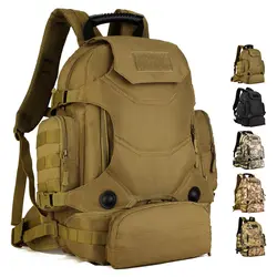 Большой Ёмкость 40L Тактический штурмовой рюкзак армия Молл спортивная сумка Открытый Водонепроницаемый Для мужчин и Для женщин