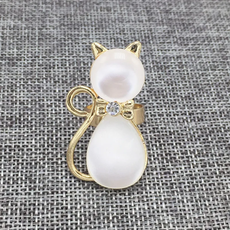 

fashion women gold 2016 cat eye cat crystal rings,offered is suitable for various parties wearing/free shipping