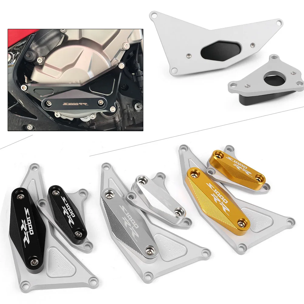

For BMW HP4 S1000R 2014-2017 & S1000RR 2010-2017 & S1000XR 2015-2017 Motorbike Engine Stator Slider Protector Cover Aluminum