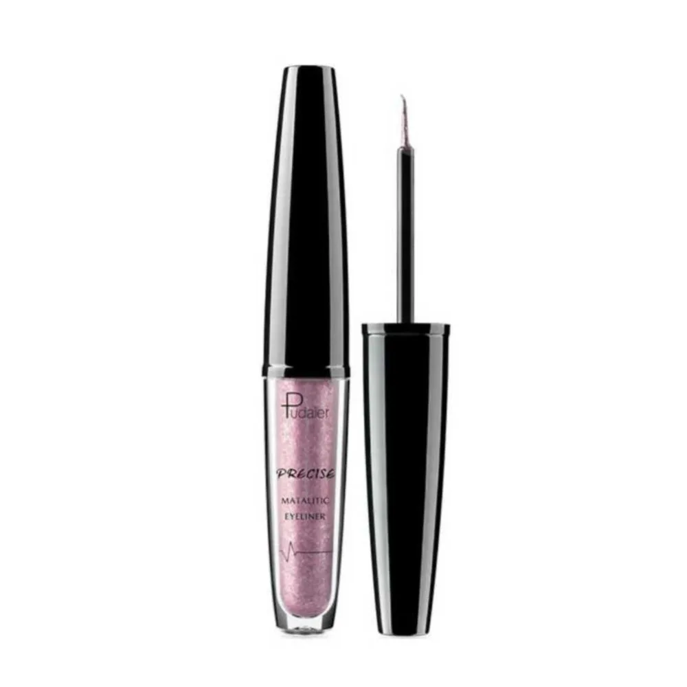 Pudaier 16-Цвет Блеск жидкая подводка Водонепроницаемый Металл Pearl Eyeliner Sparkle Shimmer Блеск жидкая подводка для глаз TSLM2