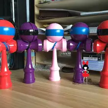 120 шт. полный PU краска чертить линию jade меч умение мяч Kendama взрослых головоломка сплошной массы настройки профессиональный в полоску