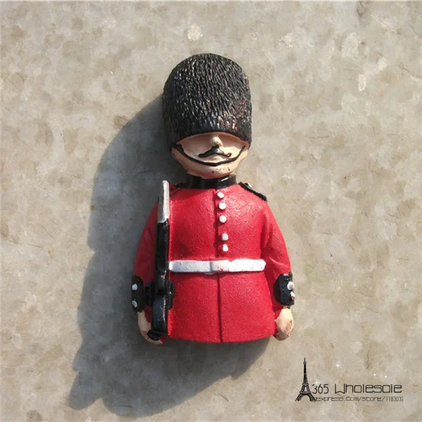 British London Tower Guard PVC Figures Toys Fridge Magnets - 1