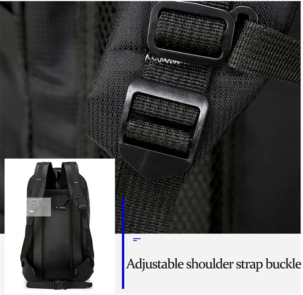 Large Capacity Mountaineering Bag Ultralight Waterproof Nylon Double Shoulder Bags Outdoor Climbing Hiking Backpack Q869