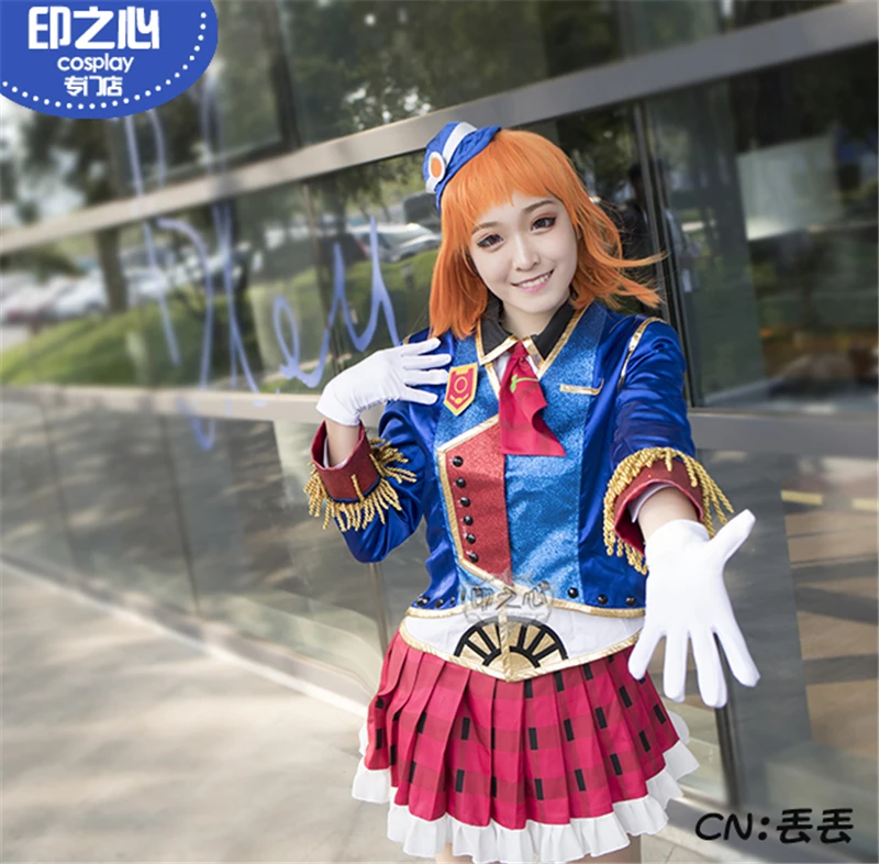 Люблю жить солнце таками тика Happy вечерние поезд Tour Aqours Косплэй костюм Рождественский костюм форма костюмы платье