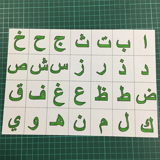 us 22 92 15 off hemere 28pcs arabic letters metal cutting dies craft dies scrapbooking new 2018 dies cut embossing stencils paper cards making in arabic alphabet stencils