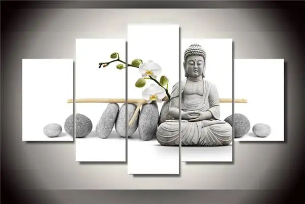 

Hd Printed Stone Buddha Painting Canvas Print Room Decor Print Poster Picture Canvas Free Shipping/Ny-3058 Still life Canvas
