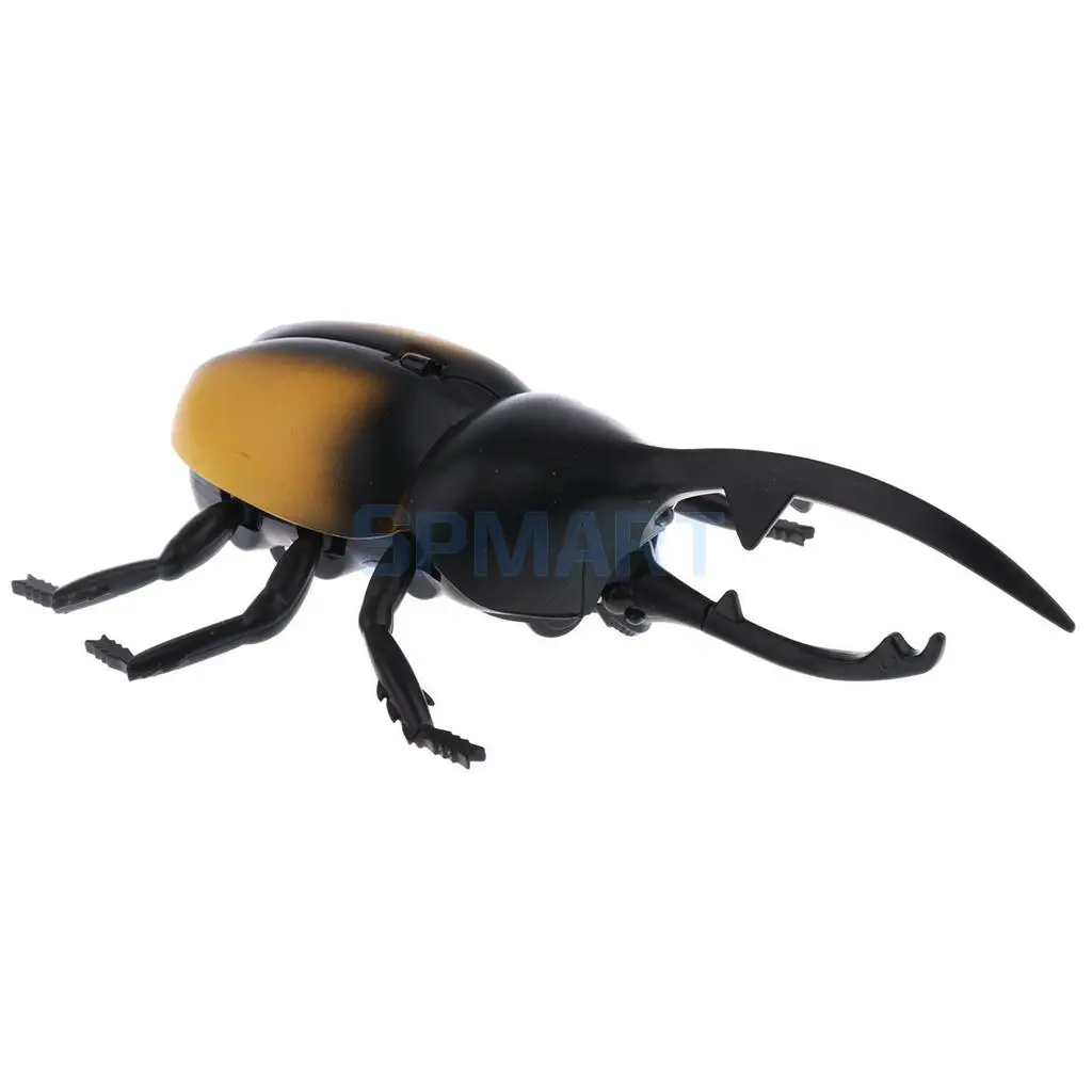 RC Infrared Remote Control Spider Prank Toys Insects Joke Scary Trick Gag Party Halloween Xmas Gift Kids Friends Cat Toy Yellow
