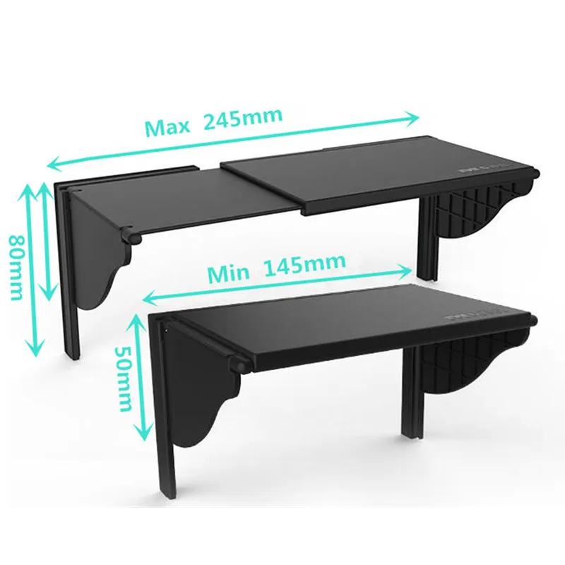 Free Shipping 6-10 Inch Universal Car GPS Navigation Light Cover Barrier GPS Navigator Sun Visor Sunshade Width 145mm-245mm