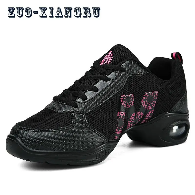 Dance font b Shoes b font For Ladies Sports Soft Outsole Breath Women Practice Modern Jazz