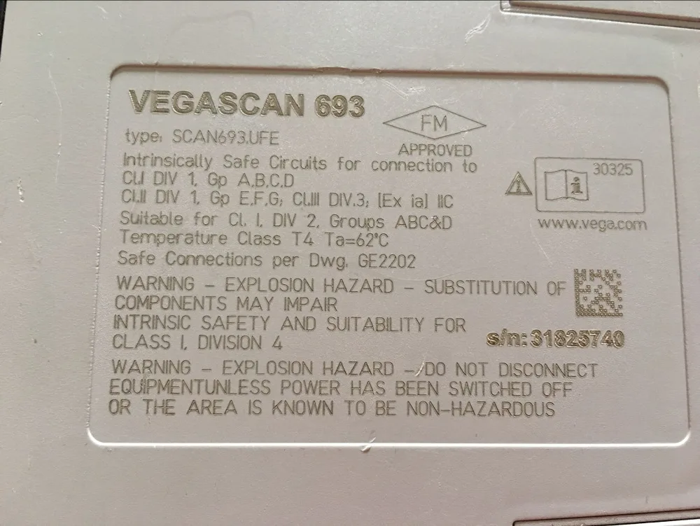 VEGASCAN 693 используется в хорошем состоянии