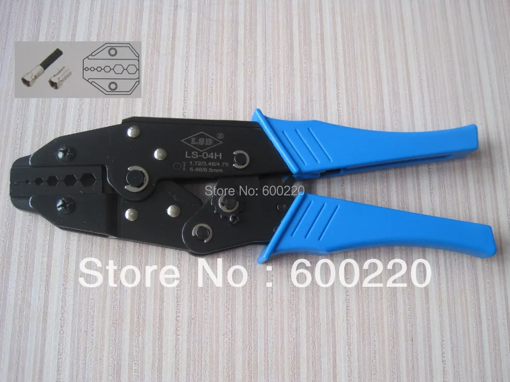 coaxial crimper for crimping RG58,RG59,BNC coax cable connectors,LS 04H