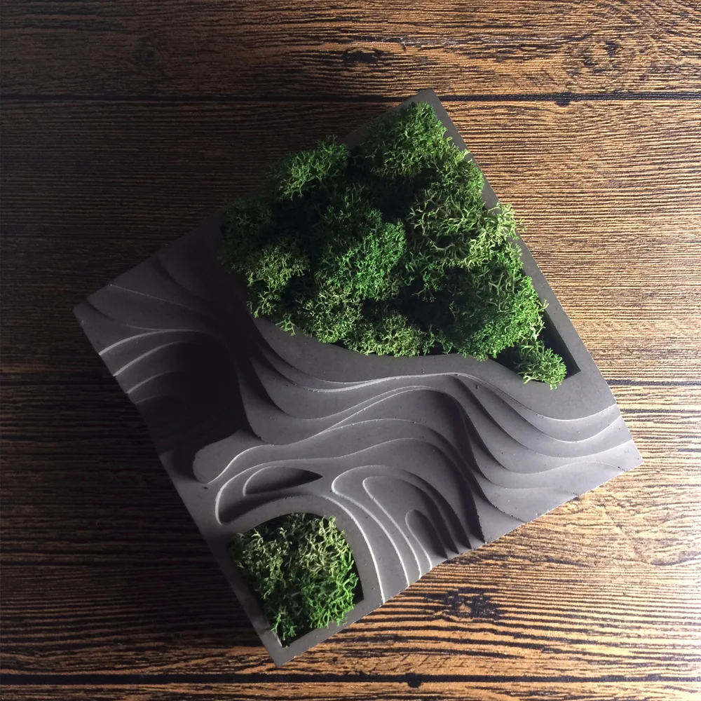 Silica gel silicone mold Cement molds storage concrete Terraced fields