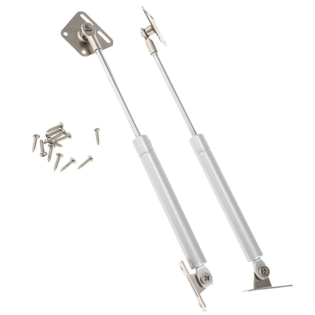 2-Pack 100N/25lb Cabinet Door Gas Strut Spring Lift Down Support Windows Heavy Lid Stay 237mm