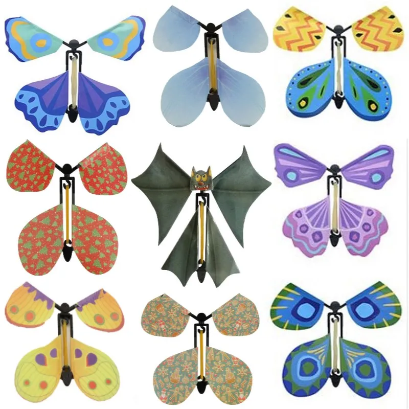 

Magic Toys Transformation Flying magic Fly Butterfly props Magic Tricks change hands Funny Prank Joke Mystical Fun interesting T