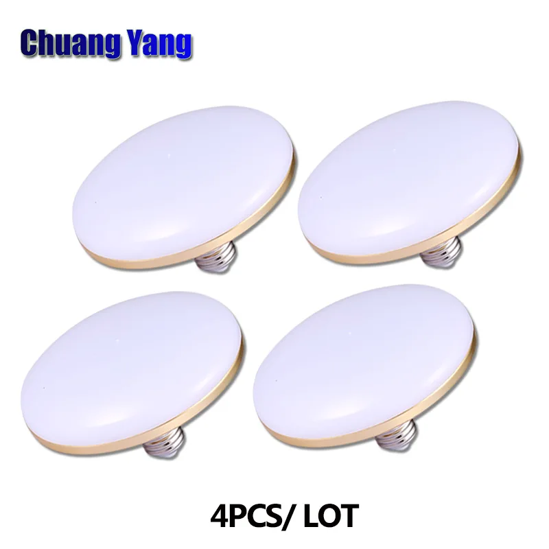 

4PCS/LOT Energy Saving Led Light 220V SMD5730 LED bulb E27 B22 15W 20W 30W 40W 50W 60W Super Bright Tri-Proof UFO Design Lampada