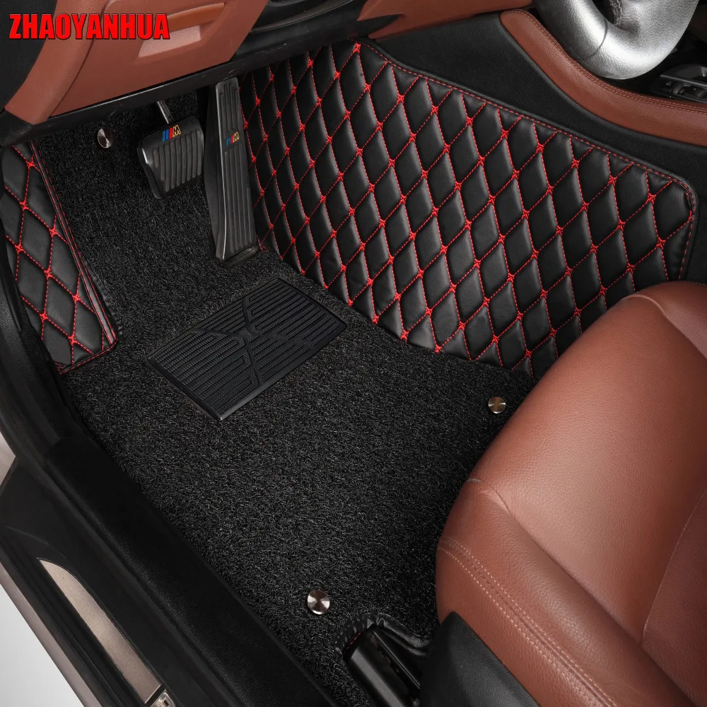 ZHAOYANHUA car floor mats for Toyota Corolla RAV4 Prius Prado Sienna