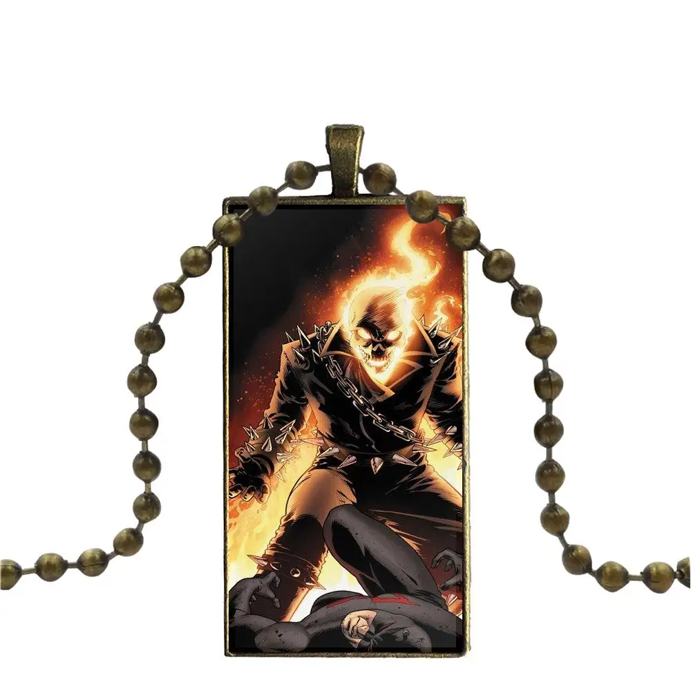 Для женщин свадебный подарок Ghost Rider Дизайн Модные Винтажные стеклянные женские
