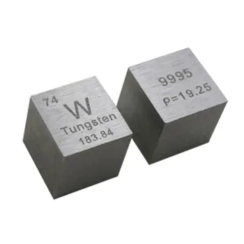 

Tungsten Density Cube 10mm 99.99% Pure Tungsten Metal Cube