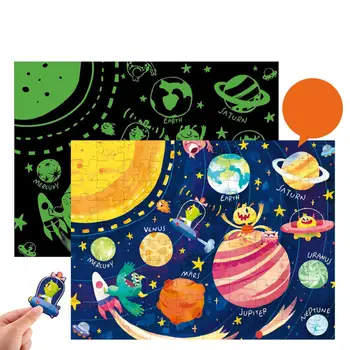 

96Pcs Noctilucence Puzzles Kids Educational Toy Luminous Puzzle Children Intellectual Development Puzzle Toy Kids Gift