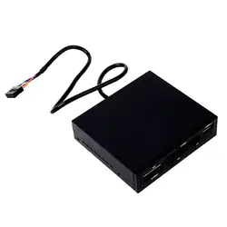 3,5 ''все в 1 встроенный USB 2,0 card reader 9-pin flasher памяти SD MS cf