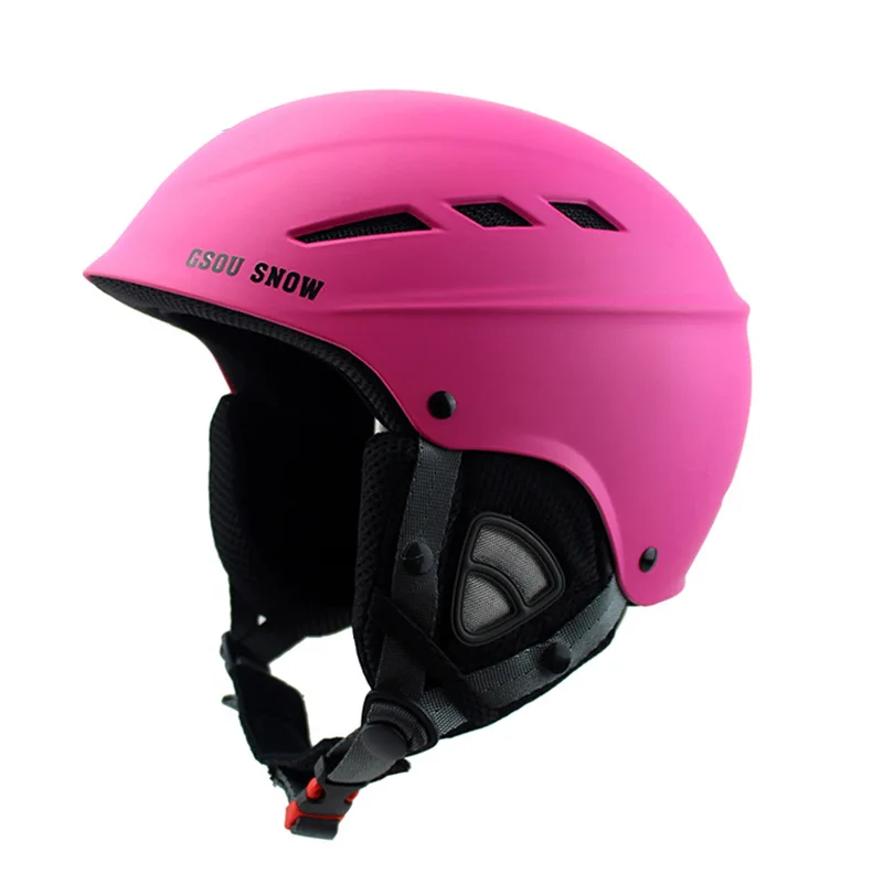Лыжный шлем GSOU для мужчин и женщин дышащая Сверхлегкая шапка катания на лыжах