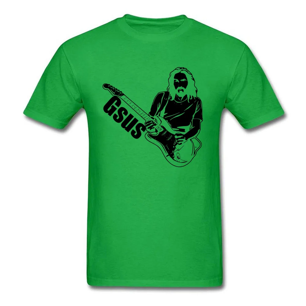 Beli Yesus Bermain Gitar T shirt Hip Hop Tee Pria T Shirt Chic Hitam Putih Pakaian Kapas Polyester Karakter Lucu Atasan Rock N Roll