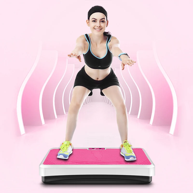 New Fat Burning Vibration Fitness Massager Vibrating Plate Body Shaper Weight Loss Power Fit Crazy Slimming Device 2018 new vibration fitness massager for keeping health fitness equipments slimming fitness