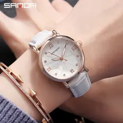 Новые сандалии P222 Montre femme Для женщин часы Женская кожаная обувь роскошные часы женские платье простые женские руки часы Relogio Feminino