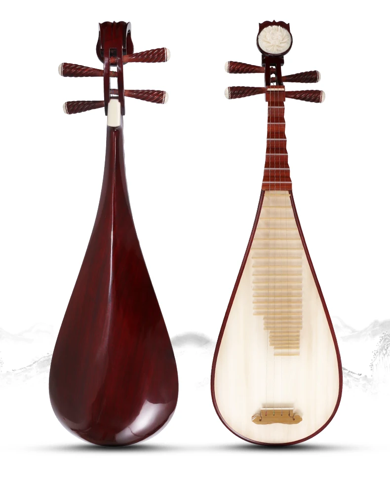 

professional lute chinese traditional lute KSG pipa 4-stringed Chinese lute solidwood liuqin free shipping hardwood pi-pa
