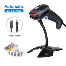 ISSYZONEPOS Handheld Barcode Scanner 1D CCD USB Wired Manually/Automatic Inductive(Optional)Barcode Reader Scanner with Stand ISSYZONEPOS Handheld Barcode Scanner 1D CCD USB Wired Manually/Automatic Inductive(Optional)Barcode Reader Scanner with Stand