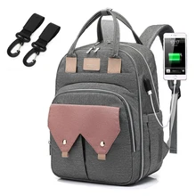 Сумка для подгузников, модная сумка для подгузников для мам, сумка для подгузников, брендовый Детский рюкзак для путешествий, органайзер для подгузников, сумка для кормления для детской коляски