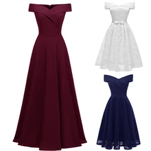 Простые кружевные Элегантные платья невесты с открытыми плечами, платье подружки невесты, короткие платья с вырезом лодочкой для свадебной вечеринки, Vestido