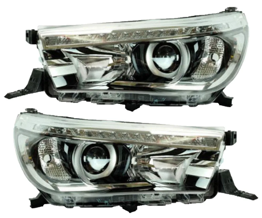 

2 pieces LED Head Light Front Head Lamp headlights for TOYOTA REVO M80 SR5